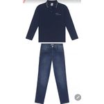 Conjunto Menino Polo Jeans Malwee Carinhoso 
