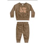 Conjunto Pelo e Moletom Bebê Menino Look Elian Marrom
