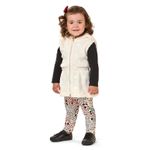Tri Conjunto Infantil Colete pelinho Elian