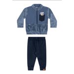 Conjunto Bebê Menino Peluciado Colorittá Azul