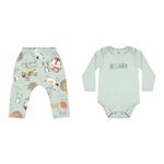 Conjunto Bebê Menino Estampado Elian Verde