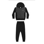 Conjunto Infantil Menino Blusão Texturizado Elian Preto