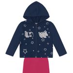 Conjunto infantil menina de estrelas Brandili