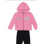 Conjunto infantil menina de estrelas Brandili