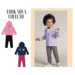 Conjunto infantil menina de estrelas Brandili