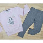 Conjunto Moletom Bebê Feminino Coelha