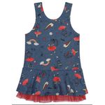 conjunto vestido infantil com blusa