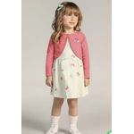 Conjunto Vestido e Bolero Infantil Brandili