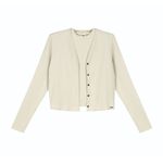 CARDIGAN COM REGATA FEMININO Off White