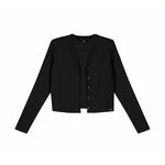 CARDIGAN COM REGATA FEMININO PRETO