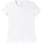 Blusa Básica Feminina Baby Look Em Algodão Branca