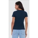 Blusa Básica Feminina Decote V Em Algodão