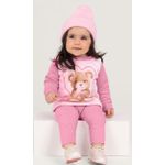 Conjunto Blusão E Legging Bebê Menina Brandili Baby