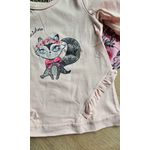 Conjunto Infantil Carinhoso Jardin Feminino - Rosa