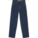 Calça Feminina Mom Bolso Funcional Em Jeans Com Elastano