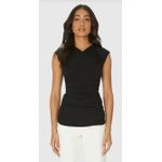 Blusa Feminina Decote Transpassado Em Viscose Stretch