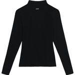 Blusa Básica Feminina Gola Alta Em Malha Viscose Stretch - ENFIM