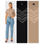 T-Shirt Feminina Slim Estampa Desenho Orgânico Em Algodão - ENFIM