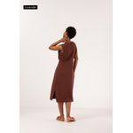 Vestido Lunender Marbella Marrom