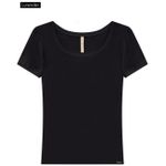 Blusa viscose Lunender preta