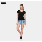 BLUSA MALHA COTTON THIRTY P PRETO REATIVO