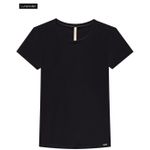 BLUSA MALHA COTTON THIRTY P PRETO REATIVO