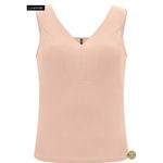 BLUSA MALHA CANELADO SEVILHA BEGE