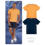 Camiseta Masculina com Detalhe Filetes