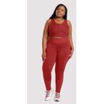 Calça Legging Cintura Alta com Recorte Barra