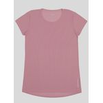 Blusa Manga Curta em Malha Alongada