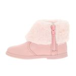 Bota Infantil Menina Molekinha Pelo- Rosa
