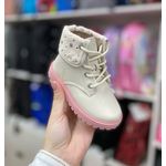 BOTA COTURNO INFANTIL MOLEKINHA FLOCOS PELINHO ESTILOSA