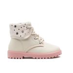 BOTA COTURNO INFANTIL MOLEKINHA FLOCOS PELINHO ESTILOSA