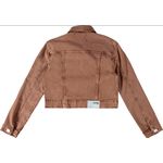 Jaqueta Cropped Feminina Em Sarja Com Elastano - ENFIM