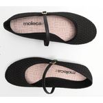 Sapatilha Boneca Moleca Texturizada Preto