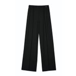 Calça Feminina Pantalona Moletinho Marialícia Preto