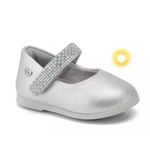 Sapatilha Infantil Klin Princesa Baby Pérolas - Prata