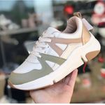 Tênis Feminina Modare 7401.102 - Branco Branco/verde