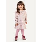 Vestido Infantil Menina Com Meia-Calça Colorittá