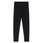 Calça Slim Em Moletom Felpado De Algodão Com Bolsos preta