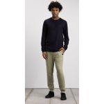 Calça Slim Em Moletom Felpado De Algodão Com Bolsos preta