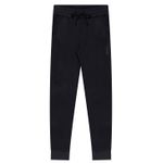 Calça Slim Em Moletom Com Bolsos E Cadarço