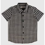 Camisa Infantil Menino Manga Curta Xadrez Em Tricoline Malwee Kids