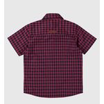Camisa Infantil Menino Manga Curta Xadrez Em Tricoline Malwee Kids