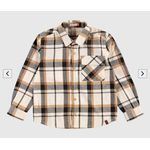 Camisa Menino Manga Longa Xadrez Em Algodão Flanelado - Carinhoso