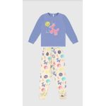 Pijama Longo Infantil Menina Play Now Malwee Kids