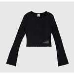 Blusa Menina Manga Longa Sino Em Malha Viscose Canelada Malwee Kids