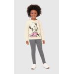Conjunto Infantil Menina Blusão Minnie Mouse Disney Em Moletom Malwee Kids
