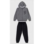 Conjunto Longo Infantil Menino Em Moletom Flanelado Malwee Kids