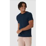 Camiseta Básica Masculina Bordado Peitoral Em Algodão124371